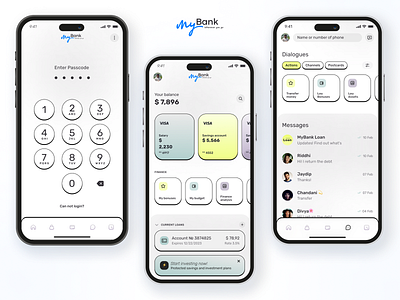 Latest Banking & Wallet App 2023 app design bank banking wallet app figma graphic design landing page latest 2023 banking wallet app ui ux ui design uidesign uiux