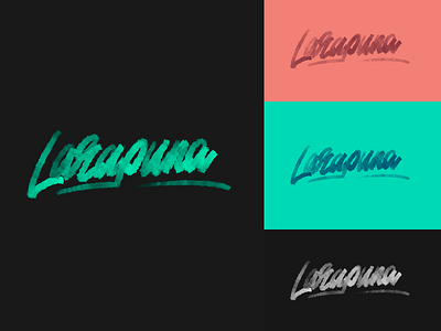 Larapuna lettering logo