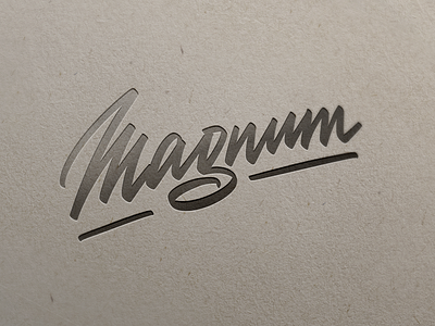 Magnum lettering logotype for Supermarket brand branding brush brush lettering brush logo calligraphy graphic design hand hand lettering handmade hypermarket inspiration lettering logo logo design procreate store supermarket type typism
