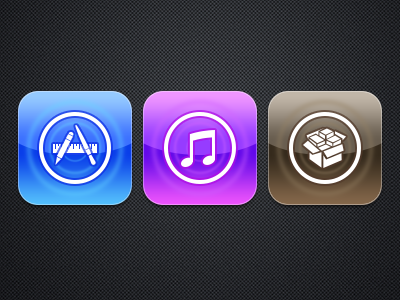 Stores & Cydia app cydia icon icons ios iphone ipod itunes store