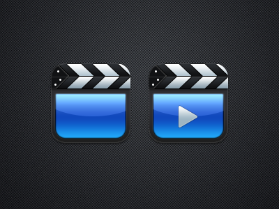 Videos animus clapper icon icons ios iphone ipod play video