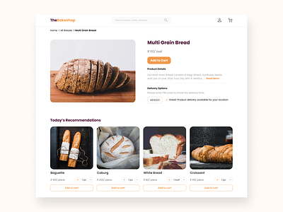 The Bakeshop - Daily UI 12