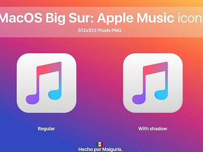 MacOS Big Sur New Apple Music Icon