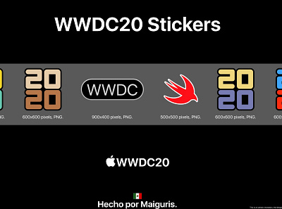 MacOS WWDC20 Stickers app bigsur icons macos macos icon maiguris stickers ui wwdc