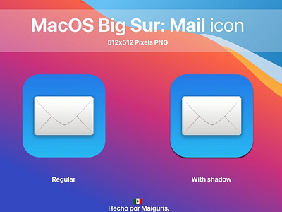 MacOS Big Sur New Apple Mail Icon