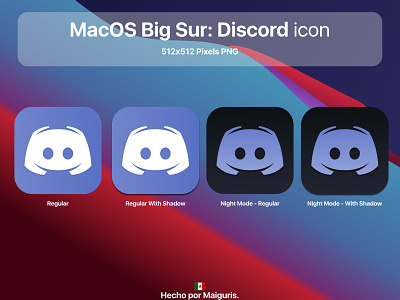 MacOS Big Sur: Discord icon app apple bigsur icons macos macos icon maiguris ui