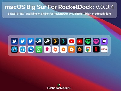 macOS Big Sur:  new icons