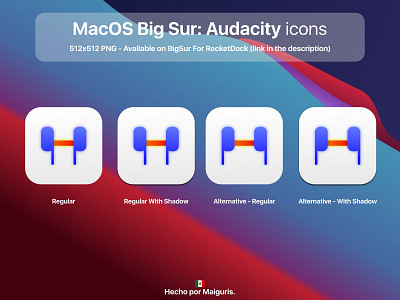 macOS Big Sur: Audacity Icon by Ivan R. on Dribbble