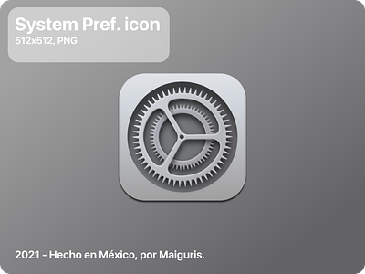 macOS System Preferences icon.