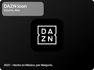 DAZN icon. app icons macos big sur macos icon maiguris ui