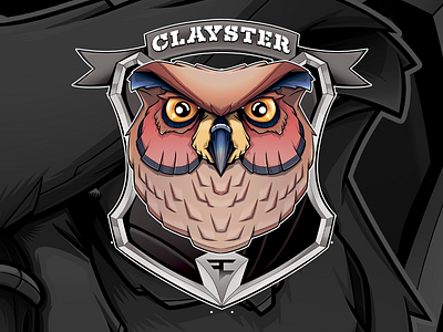 Clayster - FaZePro apparel digital art drawing illustration owl