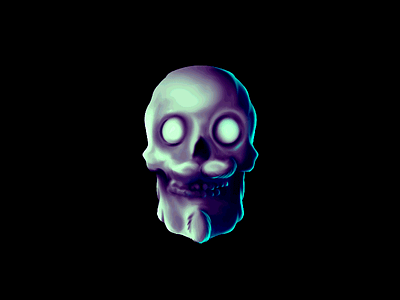 Digital Painting - Skull