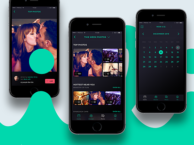 nili iOS app - bars & clubs app avatar bar bell club event gallery ios nightclub notifications party social