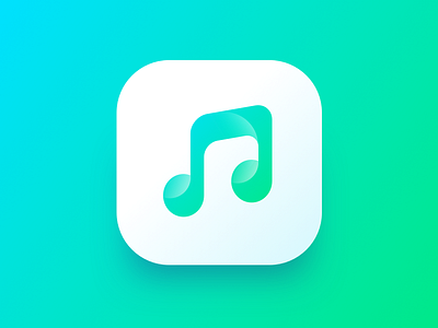 Music app icon android app icon icon identity ios iphone mobile music note simple song