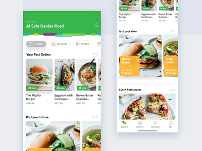 RoundMenu food -  delivery app (iOS and android)