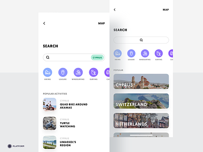 Travel App - Search