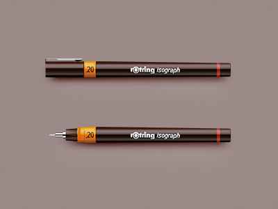 Rotring Isograph isograph pen rothring vector