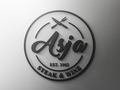 Steak & Wine restaurant logo