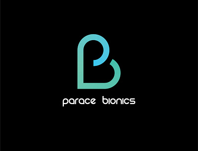 Parace Bionics Logo branding design designer flat graphic design illustration illustrator logo minimal vector