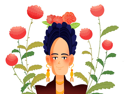Frida digital digital illustration digitalart illustrate illustration