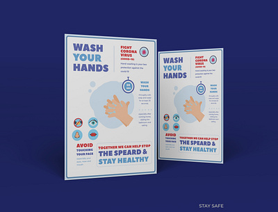 Stay Healthy Flyer adobe illustrator adobe photoshop branding brochure design creative design design flyer design graphic design illustration poster design template design typography