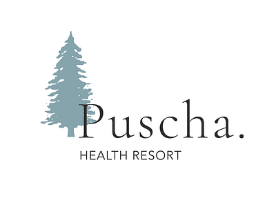 Puscha Health Resort Logotype Design by Bella Agency