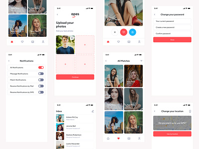 Dating App UI Kit 36 screen dating app apes dating app ui kit bella bella agency bella agency llc bella store dating app concept dating app design dating app idea dating app ui kit dating app ui kit with matches dating app user interface dating app user interface kit ready to go dating app ui kit