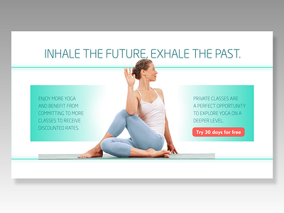 Yoga Lesson - Promo Banner