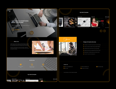 Portfolio Web Page Design art branding design minimal mockup mockup design ui ux web website