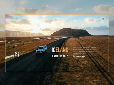 Iceland Camping Trip Landing Page