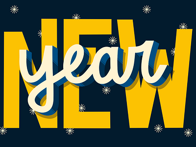 Hand Lettering hand lettering holiday ipad pro lettering new year procreate
