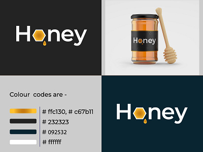 Wordmark Honey logo design