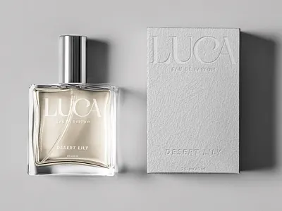 LUCA eau de parfum beauty logo beauty product brand identity branding design eau de parfum fragrance logo logo packagedesign packaging parfum perfume