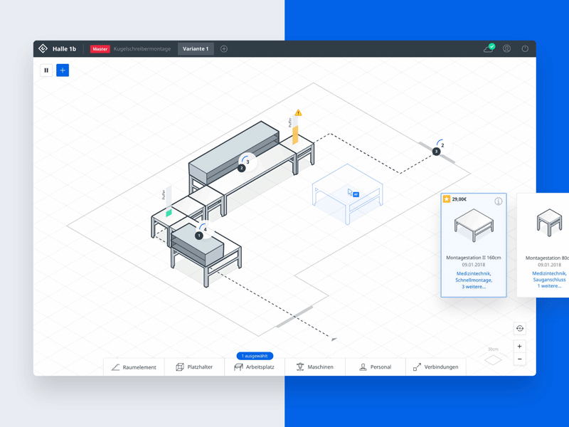 Lean Production Line Editor