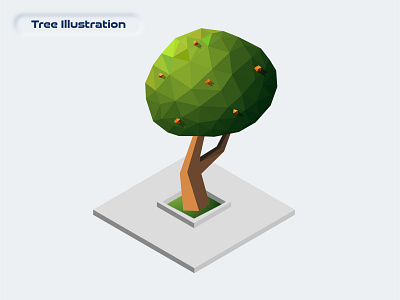 3D Tree Illustration