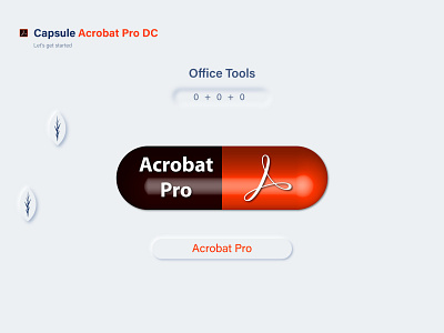 Acrobat Pro Capsule By PERVEZ 3d design city illustration colorful design graphic designer illustration logo designer pervezjoarder pervezpjs photo editing social media design ui ux designer