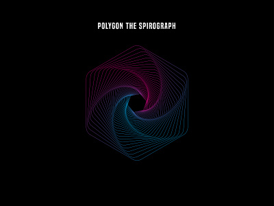 Polygon The Spirograph 3d design graphic designer illustration logo designer pervezjoarder pervezpjs photo editing polygon art social media design spirograph ui ux designer