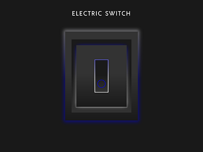 Electric Switch 3d design electric switch graphic designer illustration isometric design logo designer pervezjoarder pervezpjs ui ux designer wall switch