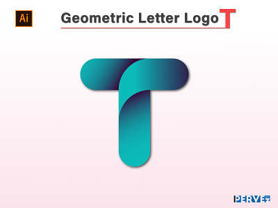 Geometric Letter Logo T