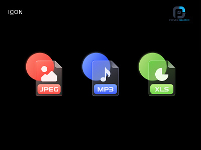 Icon Glassmorphism UI Design illustrator glass morphism