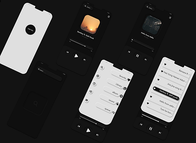 Soft UI (Neumorphism) design animation branding cool colors graphic design icon mudic musiplayers soft typography ui ui design ux