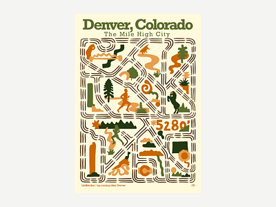 Denver Running Poster