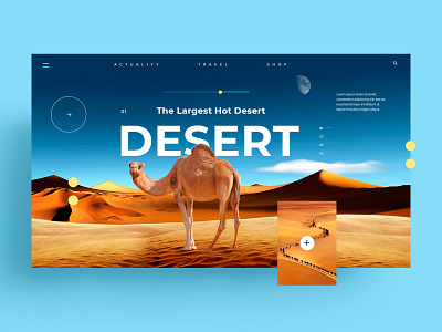 WEB - DESERT app branding desert design identity illustration logo symbol typography ux vector