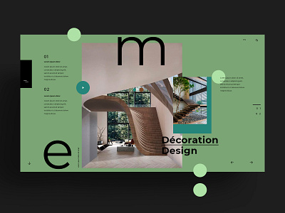 WEB - DECORATION animation app black branding design identity interface marks ui ux web