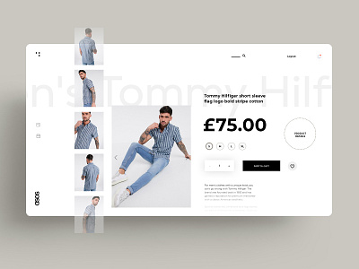 SHOP - ASOS app design ecommerce illustration line logo marks shop ui ux webdesign website