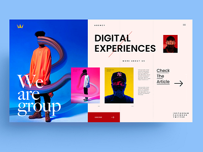 WEBSITE - XD by matthieumartigny on Dribbble