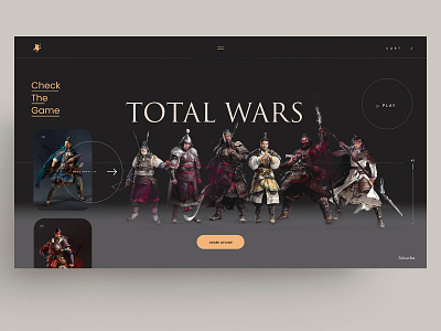 SHOP - TOTAL WARS black design game icon interface logo marks shop shopify template totalwars ui ux wars