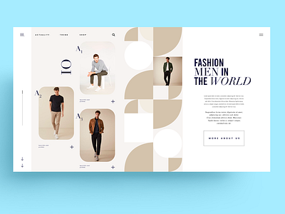 WEBDESIGN - FASHION MEN app fashion figma interface mode sketch typography ui userinterface ux web xd