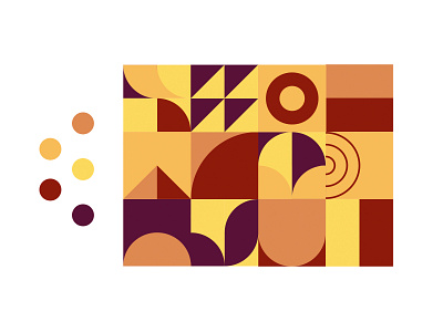 PATTERN - COLOR - TEST #4 abstract animal black branding brown color design figma icon identity illustration logo mark marks pattern simple sketch symbol xd yellow