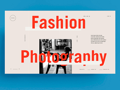 FASHION - PHOTOGRAPHY - WEBSITE animal branding design figma icon identity illustration logo mark marks model photography red sketch symbol ui ux website xd